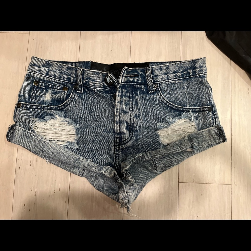 One Teaspoon Denim Bandit Cutoff Shorts